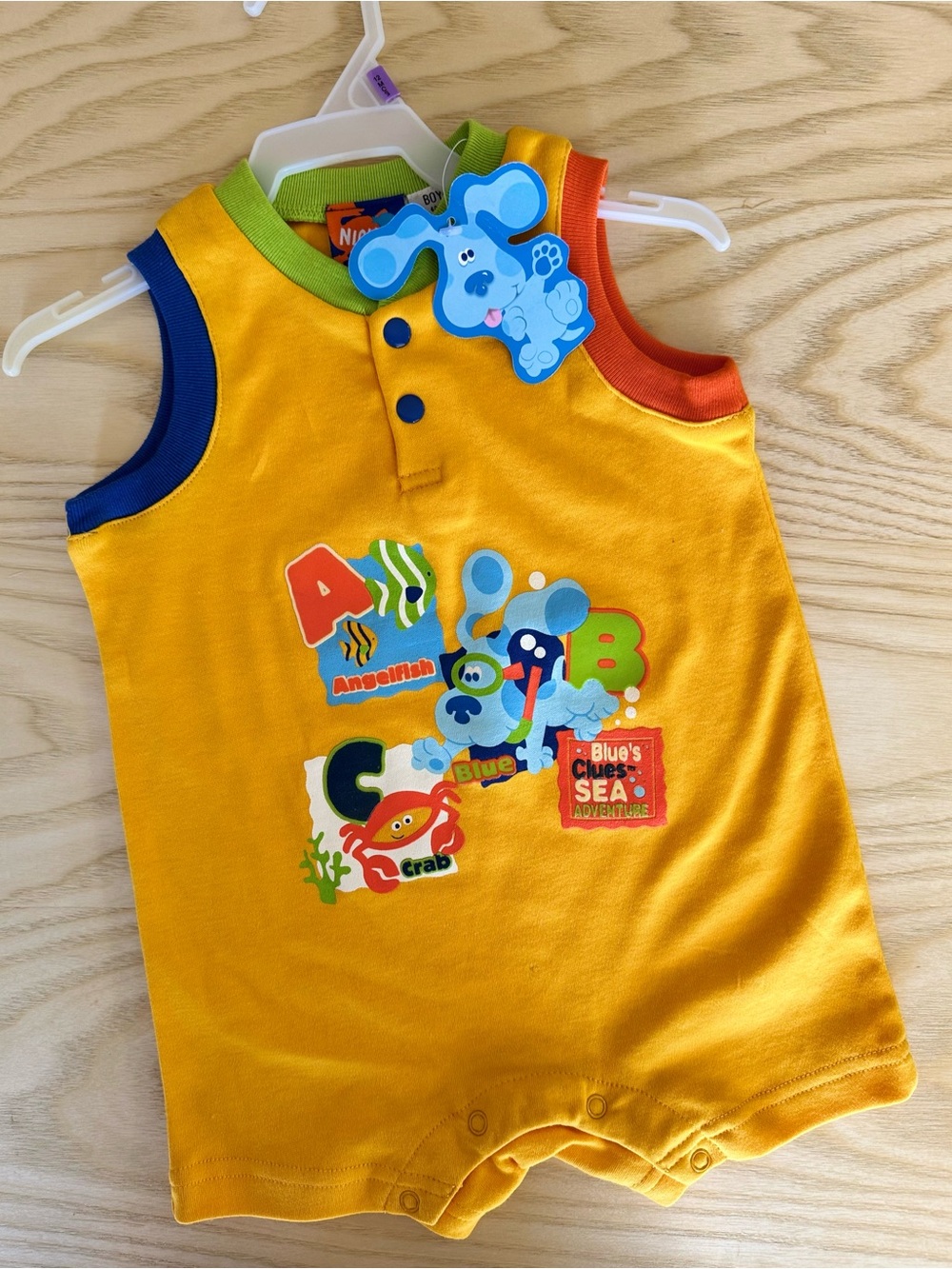 Vintage 2004 Deadstock Y2K Blues Clue Romper (size 12 month)